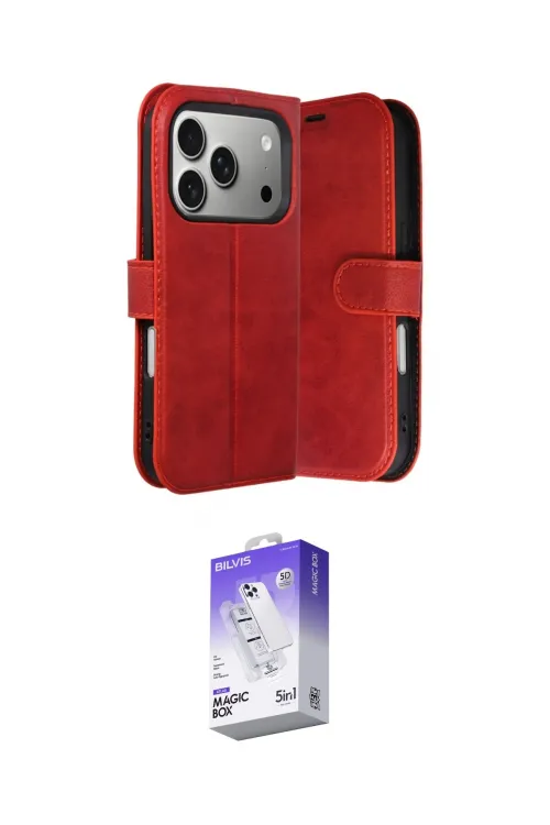 ieg™ iPhone 17 Pro Kılıf Siluet Işık Serisi - Siyah Bilvis 5in1 3D Magic Cam Ekran Koruyucu