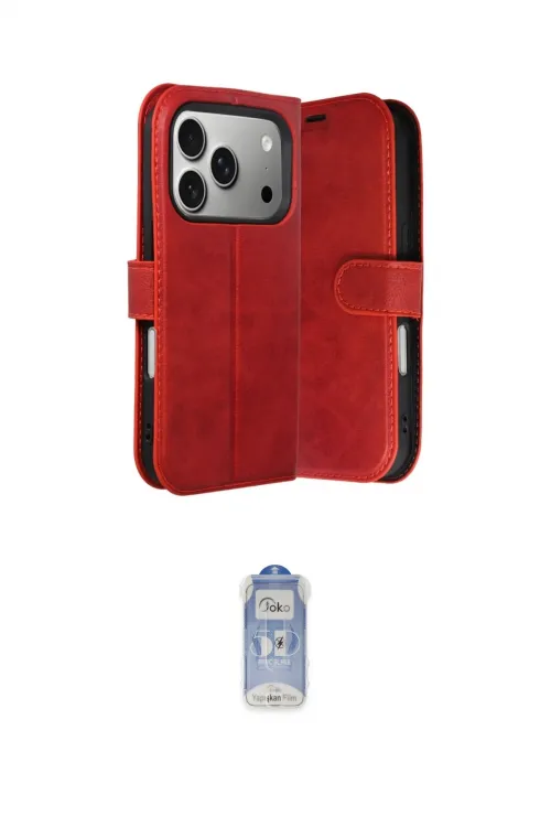 ieg™ iPhone 17 Pro Kılıf Siluet Işık Serisi - Siyah Joko Magic 5D Cam
