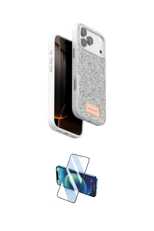 ieg™ iPhone 17 Pro Kılıf Vadi Klasik Serisi - Siyah 3D Antistatik Cam Ekran Koruyucu