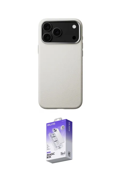 ieg™ iPhone 17 Pro Kılıf Zirve Modern Prime - Siyah Bilvis 5in1 3D Magic Cam Ekran Koruyucu