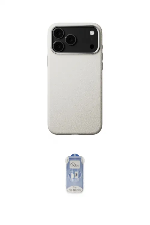 ieg™ iPhone 17 Pro Kılıf Zirve Modern Prime - Siyah Joko Magic 5D Cam