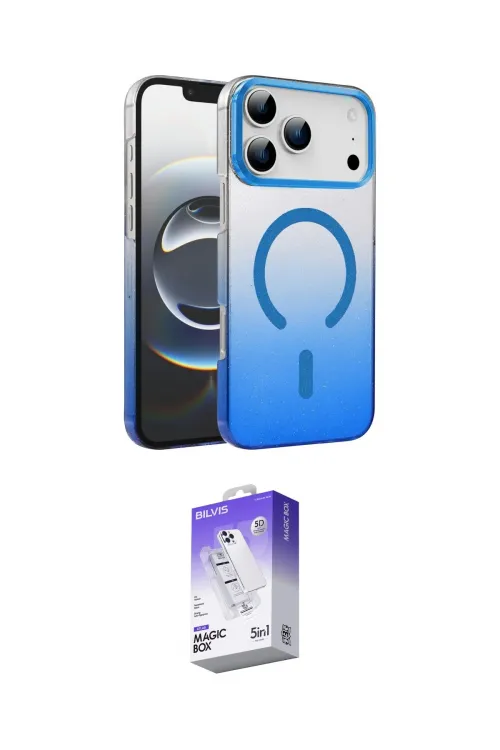 ieg™ iPhone 17 Pro Max Kılıf Ahenk Doku Özel Seri - Siyah Bilvis 5in1 3D Magic Cam Ekran Koruyucu