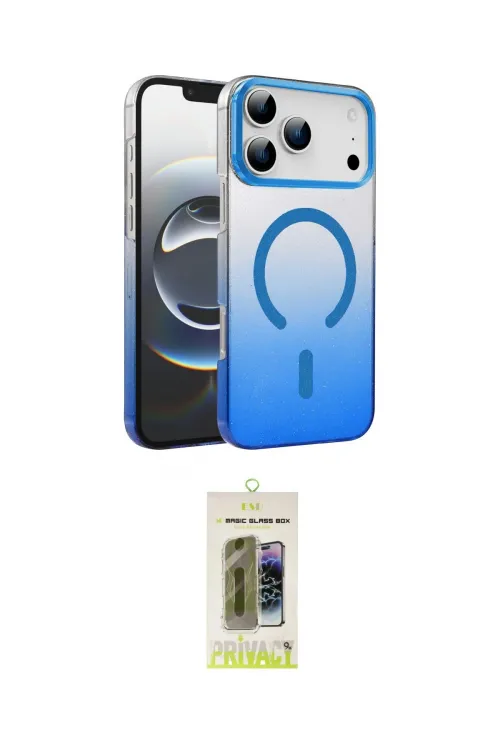 ieg™ iPhone 17 Pro Max Kılıf Ahenk Doku Özel Seri - Siyah Joko Magic 5D Hayalet Cam