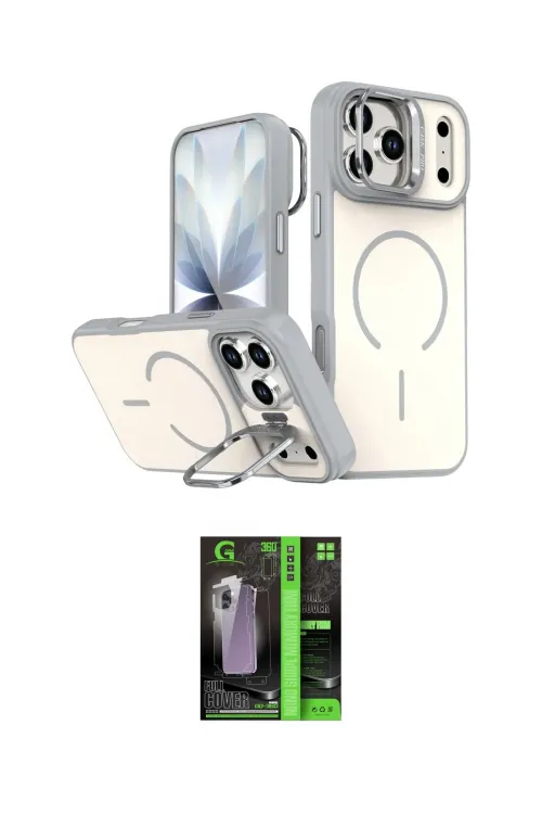 ieg™ iPhone 17 Pro Max Kılıf Çekirdek Klasik - Siyah 360 Mat Full Body Arka Koruyucu