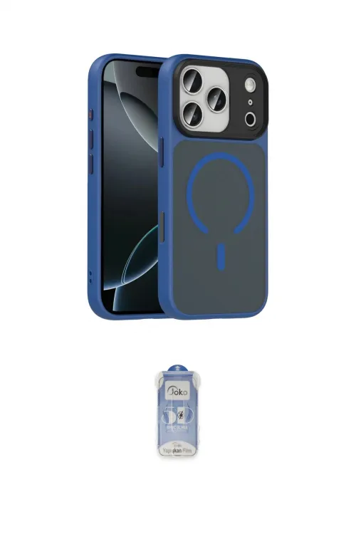 ieg™ iPhone 17 Pro Max Kılıf Doruk Form Serisi - Siyah Joko Magic 5D Cam