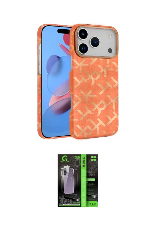 ieg™ iPhone 17 Pro Max Kılıf Doruk Serisi - Şeffaf 360 Full Body Arka Koruyucu