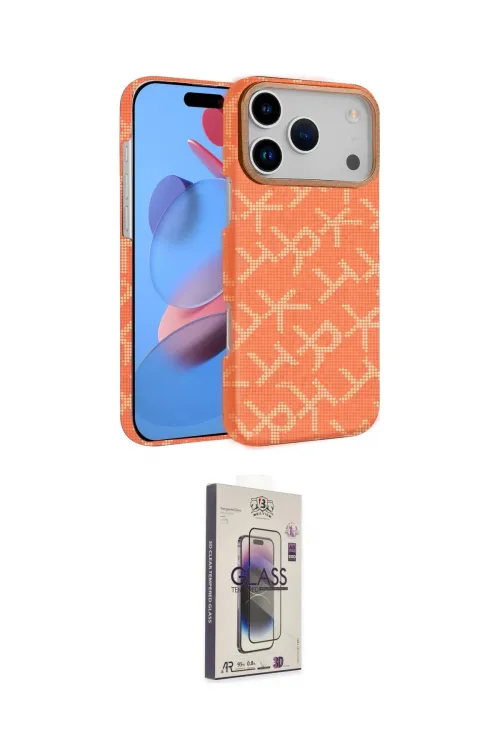 ieg™ iPhone 17 Pro Max Kılıf Doruk Serisi - Siyah Bilvis 3D Cam Ekran Koruyucu