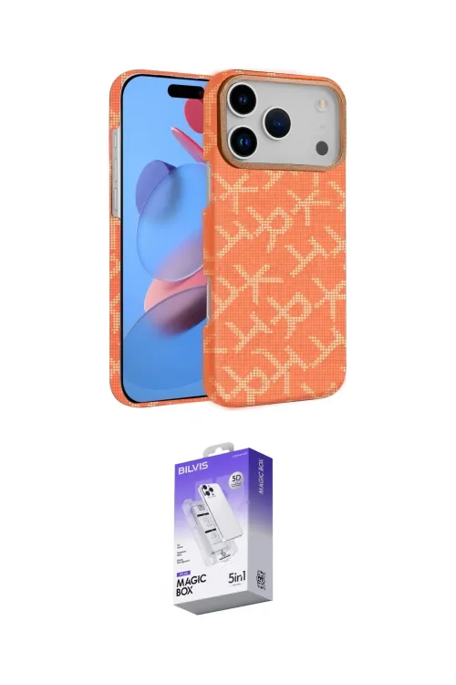 ieg™ iPhone 17 Pro Max Kılıf Doruk Serisi - Siyah Bilvis 5in1 3D Magic Cam Ekran Koruyucu