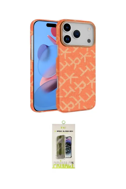 ieg™ iPhone 17 Pro Max Kılıf Doruk Serisi - Siyah Joko Magic 5D Hayalet Cam