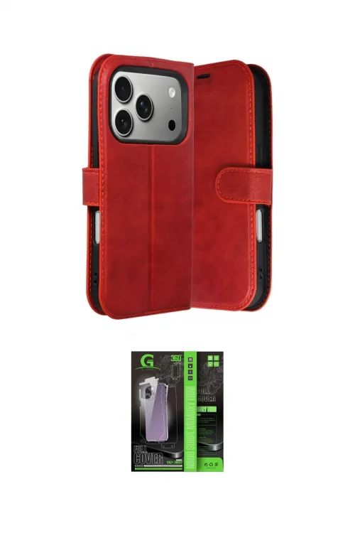 ieg™ iPhone 17 Pro Max Kılıf Siluet Işık Serisi - Siyah 360 Mat Full Body Arka Koruyucu