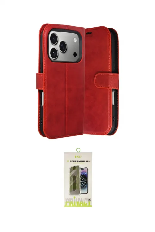 ieg™ iPhone 17 Pro Max Kılıf Siluet Işık Serisi - Siyah Joko Magic 5D Hayalet Cam