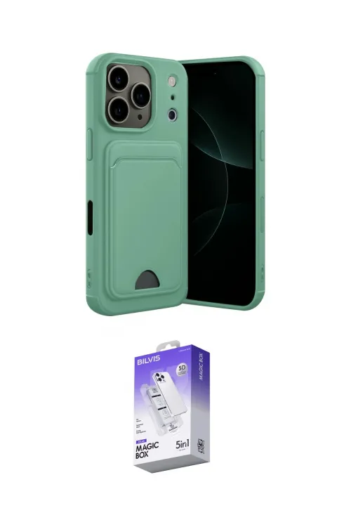 ieg™ iPhone 17 Pro Max Kılıf Vadi Çizgi Prime - Siyah Bilvis 5in1 3D Magic Cam Ekran Koruyucu
