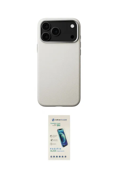 ieg™ iPhone 17 Pro Max Kılıf Zirve Modern Prime - Şeffaf Pasifik Cam Ekran Koruyucu
