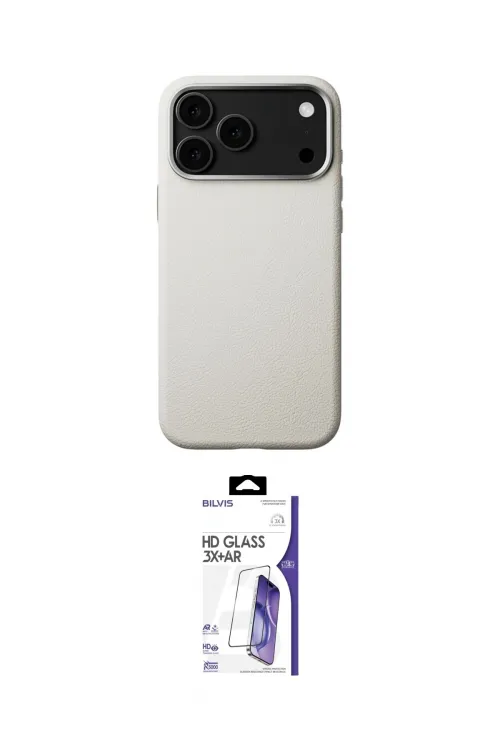 ieg™ iPhone 17 Pro Max Kılıf Zirve Modern Prime - Siyah Bilvis 3X AR HD Cam Ekran Koruyucu