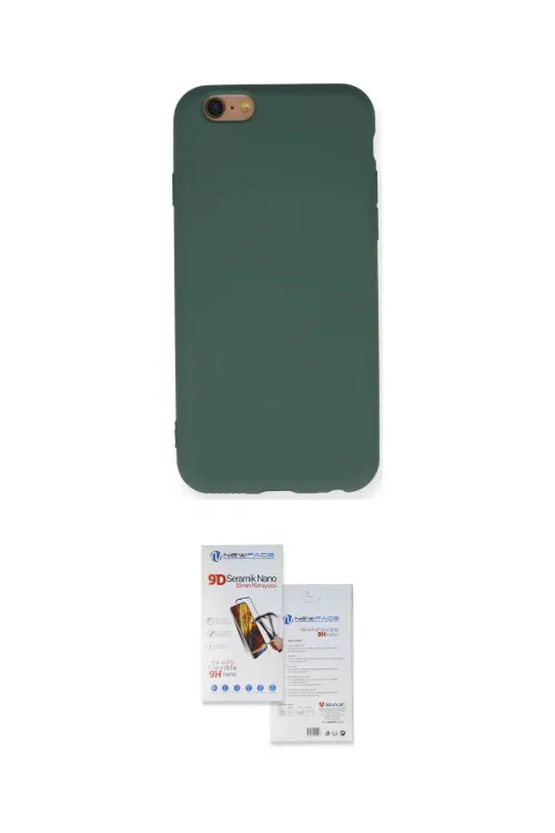 ieg™ iPhone 6 Kılıf Ahenk Serisi - Beyaz Seramik Nano Ekran Koruyucu