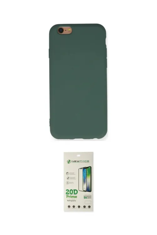ieg™ iPhone 6 Kılıf Ahenk Serisi - Siyah 20D Premium Cam Ekran Koruyucu