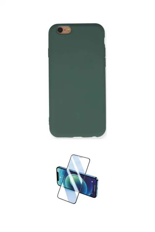 ieg™ iPhone 6 Kılıf Ahenk Serisi - Siyah 3D Antistatik Seramik Nano Ekran Koruyucu