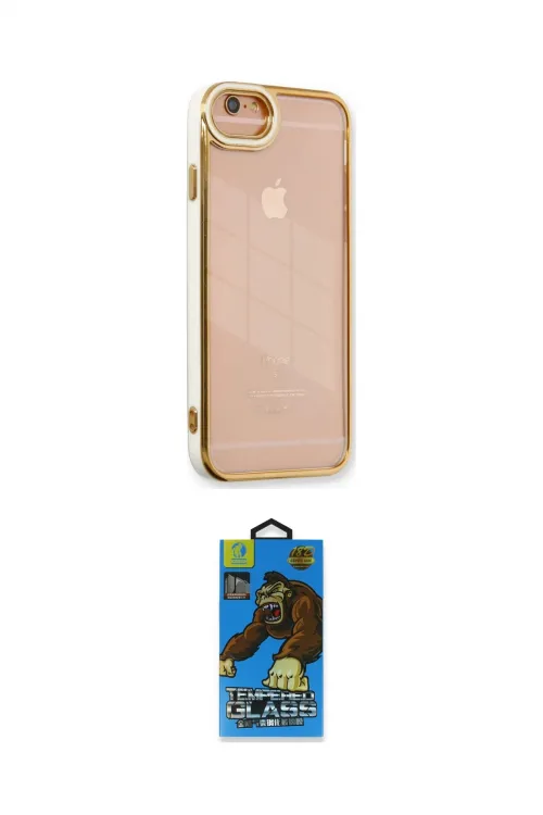 ieg™ iPhone 6 Kılıf Çekirdek Klasik Serisi - Siyah 18D Cam Ekran Koruyucu