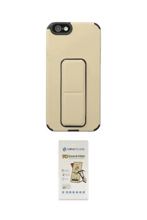 ieg™ iPhone 6 Kılıf Çekirdek Yansıma - Beyaz Mat Seramik Nano Ekran Koruyucu