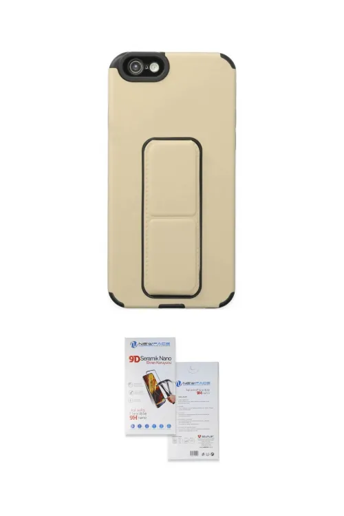 ieg™ iPhone 6 Kılıf Çekirdek Yansıma - Beyaz Seramik Nano Ekran Koruyucu