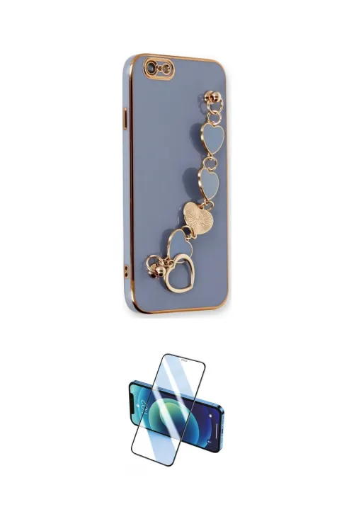 ieg™ iPhone 6 Kılıf Nova Işık Prime - Siyah 3D Antistatik Cam Ekran Koruyucu