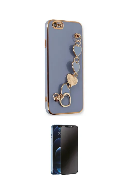 ieg™ iPhone 6 Kılıf Nova Işık Prime - Siyah 3D Antistatik Hayalet Cam Ekran Koruyucu