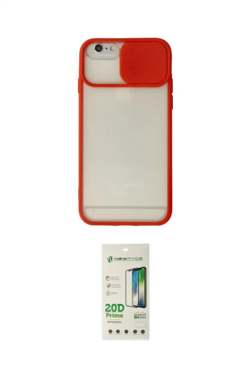 ieg™ iPhone 6 Kılıf Vadi Çizgi - Beyaz 20D Premium Cam Ekran Koruyucu