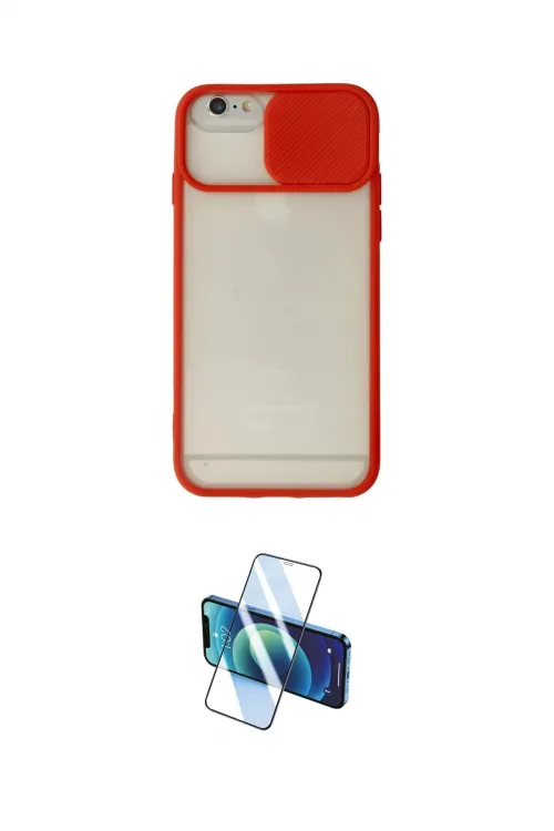 ieg™ iPhone 6 Kılıf Vadi Çizgi - Siyah 3D Antistatik Seramik Nano Ekran Koruyucu