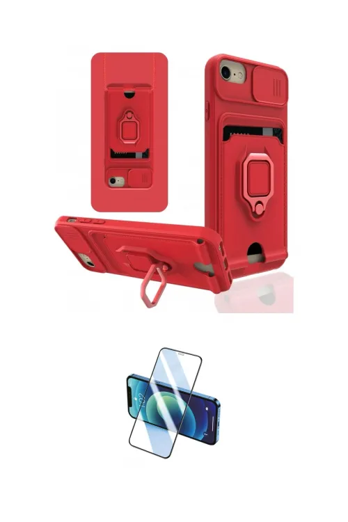 ieg™ iPhone 6 Kılıf Vadi Form Prime - Siyah 3D Antistatik Cam Ekran Koruyucu