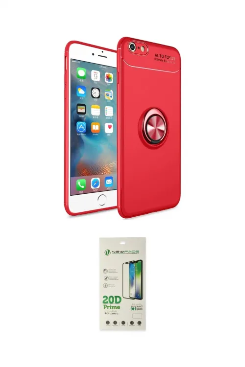 ieg™ iPhone 6 Kılıf Yankı Form Prime - Beyaz 20D Premium Cam Ekran Koruyucu