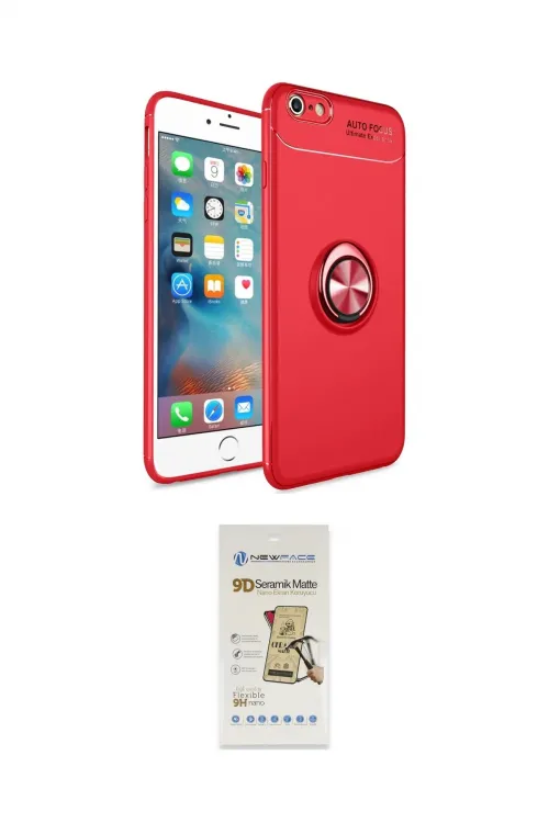 ieg™ iPhone 6 Kılıf Yankı Form Prime - Beyaz Mat Seramik Nano Ekran Koruyucu