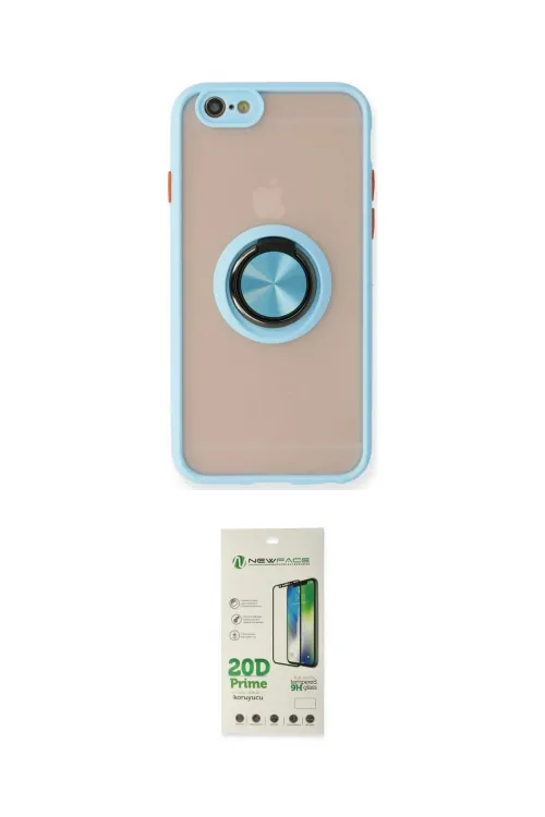 ieg™ iPhone 6 Kılıf Yörünge Çizgi - Siyah 20D Premium Cam Ekran Koruyucu