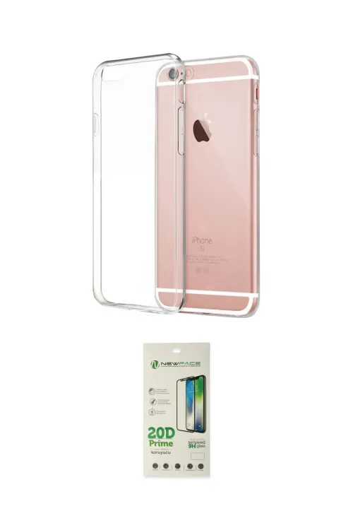 ieg™ iPhone 6 Kılıf Zirve Doku - Siyah 20D Premium Cam Ekran Koruyucu