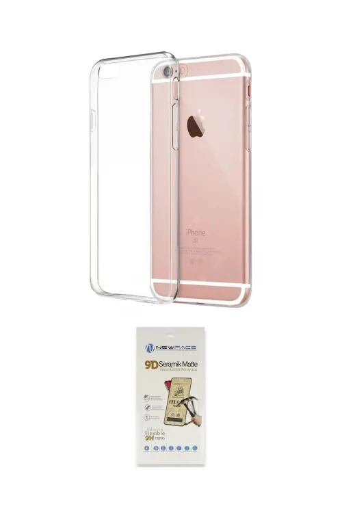 ieg™ iPhone 6 Kılıf Zirve Doku - Siyah Mat Seramik Nano Ekran Koruyucu