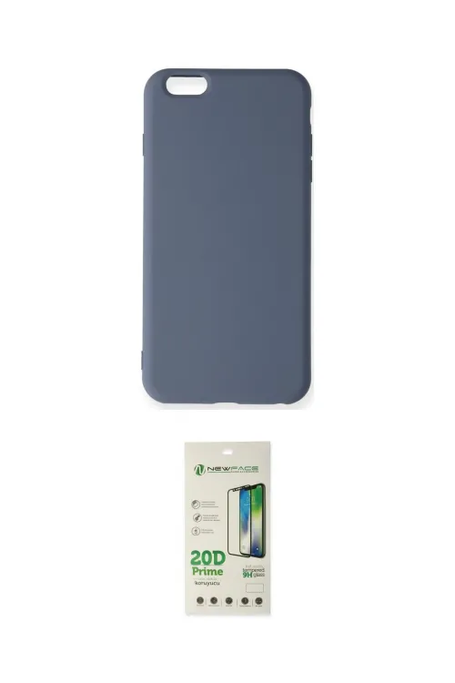 ieg™ iPhone 6 Plus Kılıf Ahenk Serisi - Siyah 20D Premium Cam Ekran Koruyucu