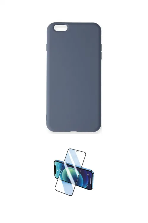 ieg™ iPhone 6 Plus Kılıf Ahenk Serisi - Siyah 3D Antistatik Seramik Nano Ekran Koruyucu