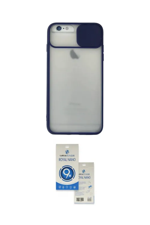 ieg™ iPhone 6 Plus Kılıf Vadi Çizgi - Şeffaf Royal Nano Ekran Koruyucu