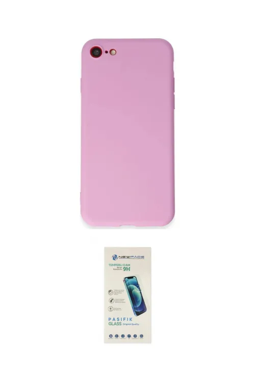 ieg™ iPhone 7 Kılıf Kozmos Yansıma Özel Seri - Şeffaf Pasifik Cam Ekran Koruyucu
