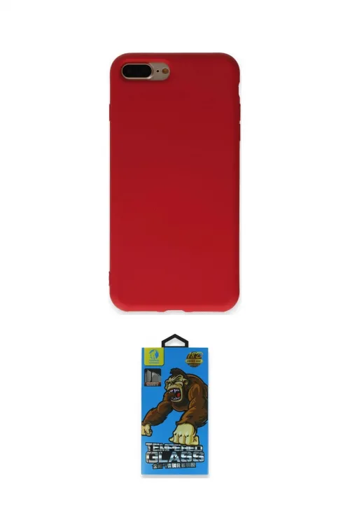 ieg™ iPhone 7 Plus Kılıf Ahenk Serisi - Beyaz 18D Cam Ekran Koruyucu