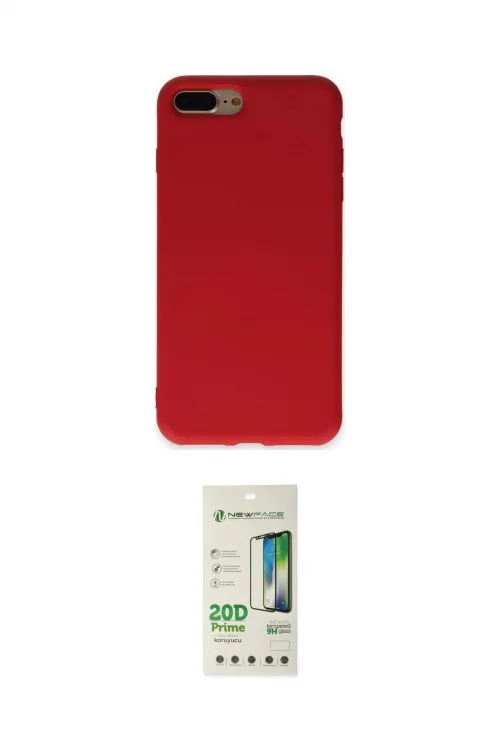 ieg™ iPhone 7 Plus Kılıf Ahenk Serisi - Siyah 20D Premium Cam Ekran Koruyucu
