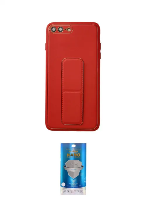 ieg™ iPhone 7 Plus Kılıf Akış Doku - Şeffaf Royal Nano Ekran Koruyucu