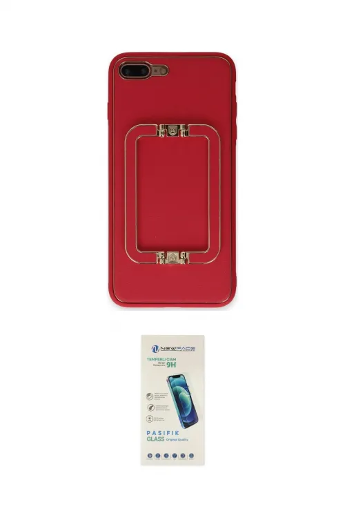 ieg™ iPhone 7 Plus Kılıf Kozmos Minimal Prime - Şeffaf Pasifik Cam Ekran Koruyucu