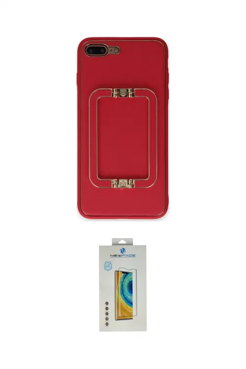 ieg™ iPhone 7 Plus Kılıf Kozmos Minimal Prime - Siyah Polymer Nano Ekran Koruyucu