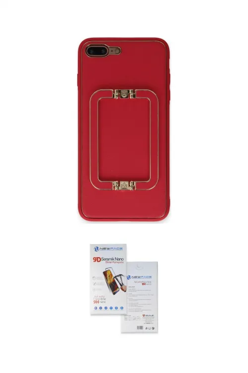 ieg™ iPhone 7 Plus Kılıf Kozmos Minimal Prime - Siyah Seramik Nano Ekran Koruyucu
