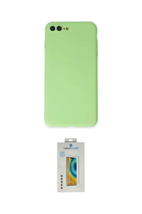 ieg™ iPhone 7 Plus Kılıf Kozmos Yansıma Özel Seri - Beyaz Polymer Nano Ekran Koruyucu