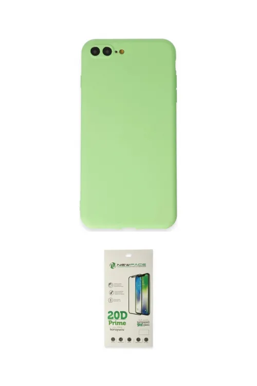 ieg™ iPhone 7 Plus Kılıf Kozmos Yansıma Özel Seri - Siyah 20D Premium Cam Ekran Koruyucu