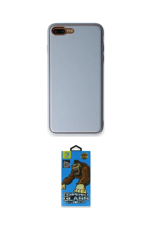 ieg™ iPhone 7 Plus Kılıf Yadigar Klasik - Beyaz 18D Cam Ekran Koruyucu