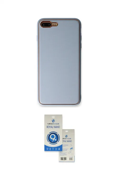 ieg™ iPhone 7 Plus Kılıf Yadigar Klasik - Şeffaf Royal Nano Ekran Koruyucu