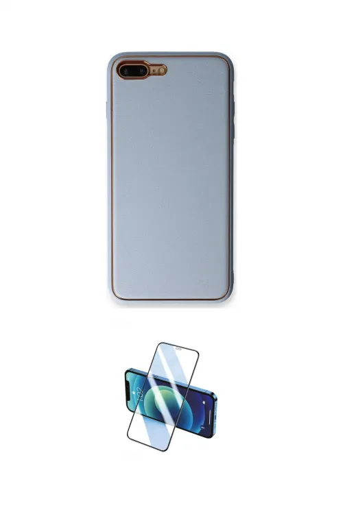 ieg™ iPhone 7 Plus Kılıf Yadigar Klasik - Siyah 3D Antistatik Cam Ekran Koruyucu