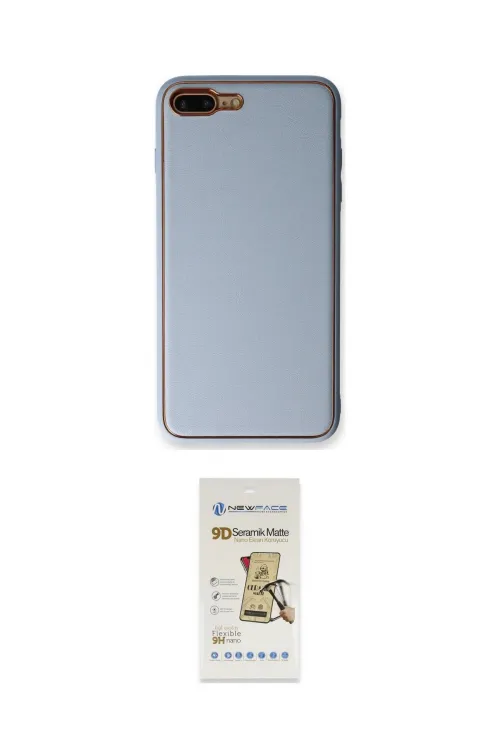 ieg™ iPhone 7 Plus Kılıf Yadigar Klasik - Siyah Mat Seramik Nano Ekran Koruyucu